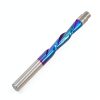 Flush Cut Trim Router Bits 1/4" Shank Nano Blue Coated by Jiiolioa-6
