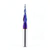 CNC Router Bits 1/4" Shank 1/32" Tip Diameter 2D&3D Carving 6.2 Deg Tapered Angle Ball Nose Solid Carbide Spiral End Mill for Wood Carving Engraving-1